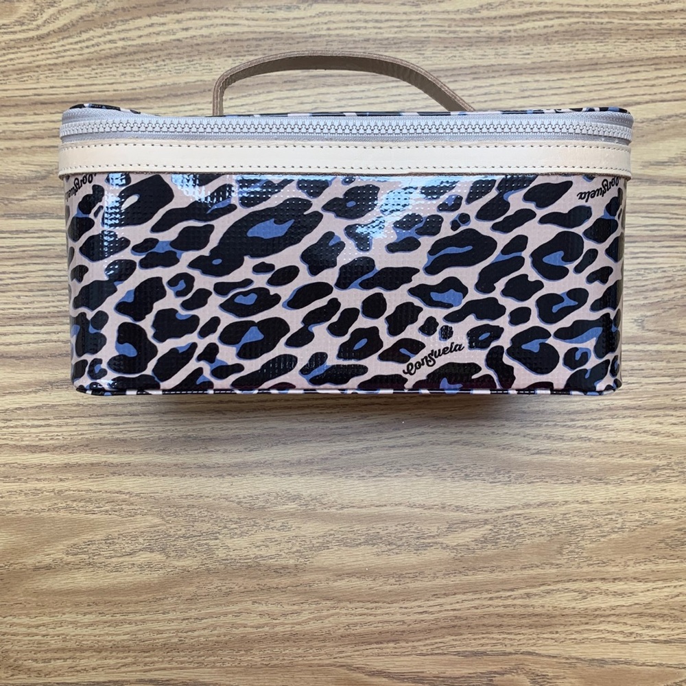 Consuela Blue Jag Train Case